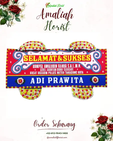 Papan Bunga Ucapan Selamat Purirano